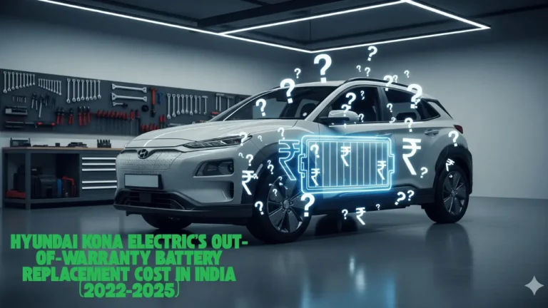 Hyundai Kona Electric's Out-of-Warranty Battery Replacement Cost in India (2022-2025)